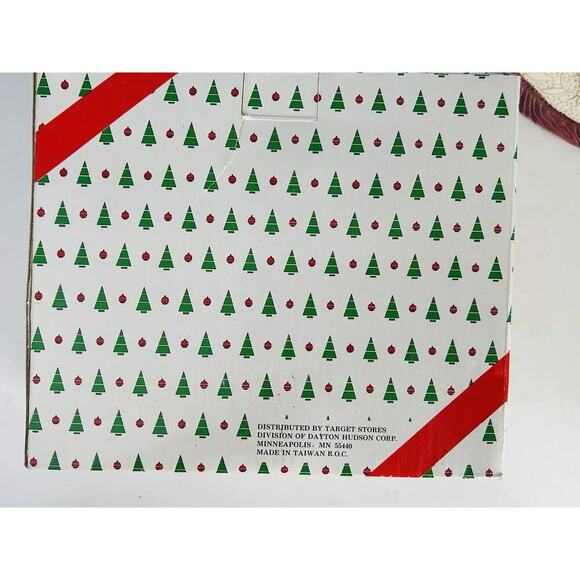 Vintage Target Music Box Santa on Rocking Horse Ceramic Musical In Original Box - Picture 9 of 10